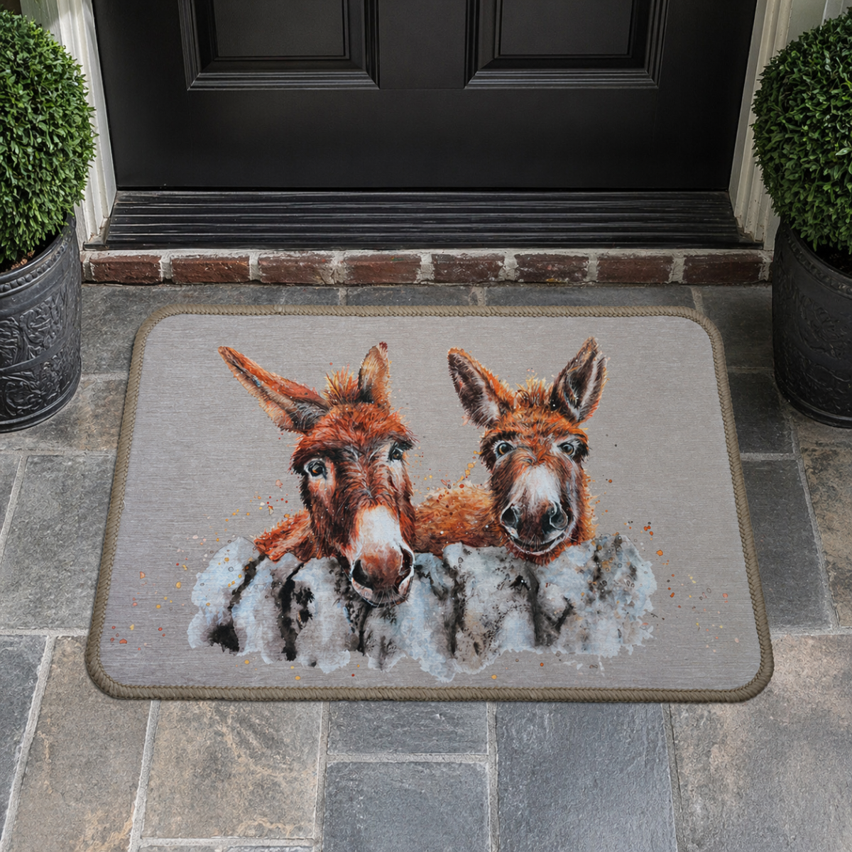 Washable Barney and Fred Doormat 40x60cm