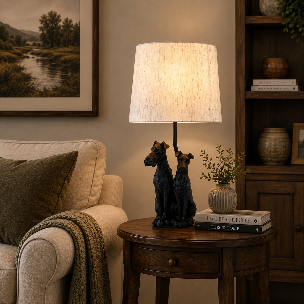 Jock Black Table Lamp