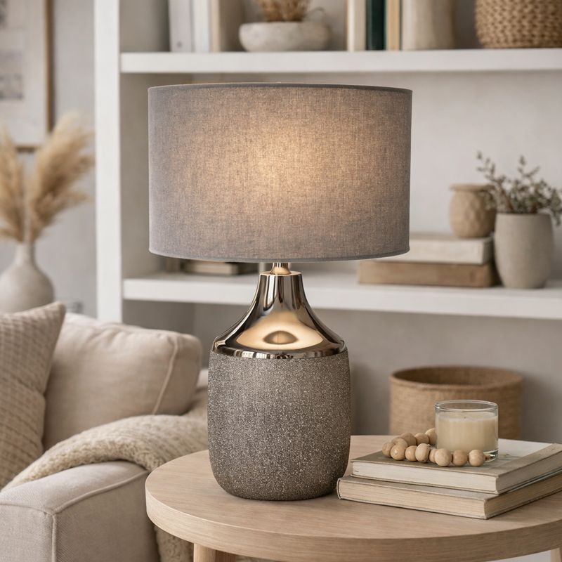 Chelsea Grey Table Lamp