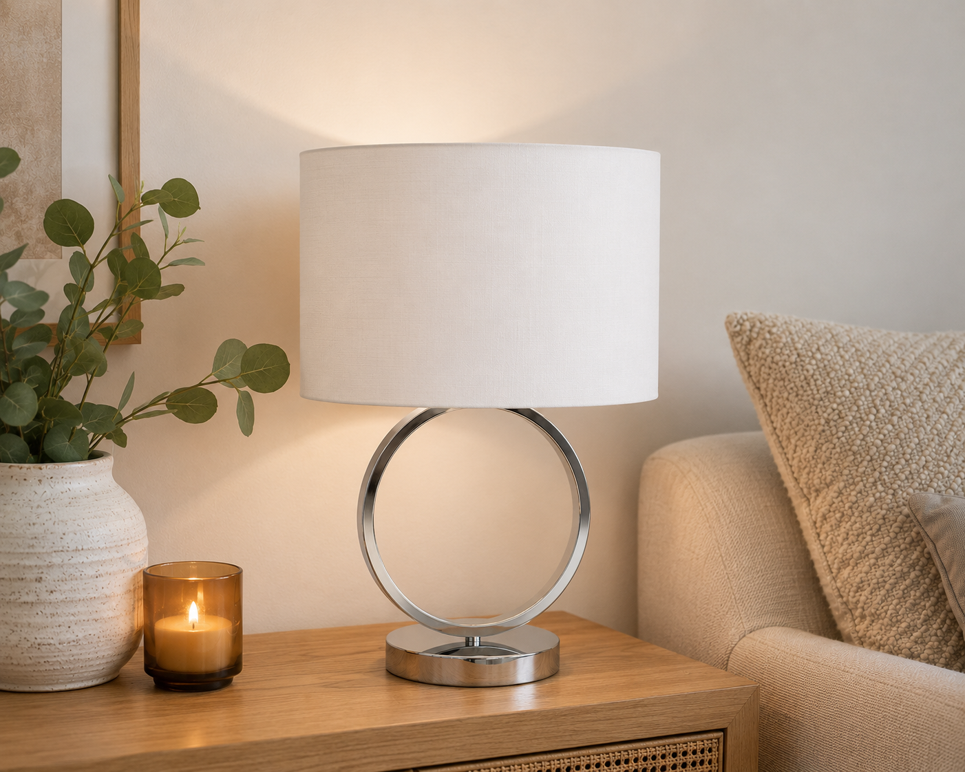 Whitney Chrome Table Lamp
