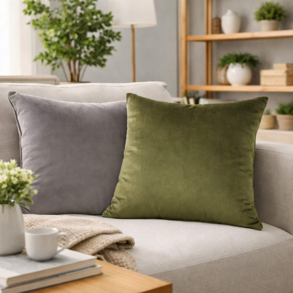 Kate Green Filled Cushion