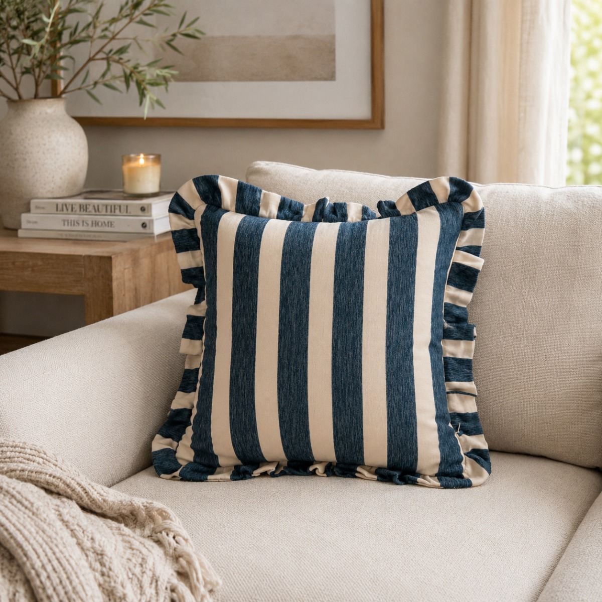 Penny Blue Cushion