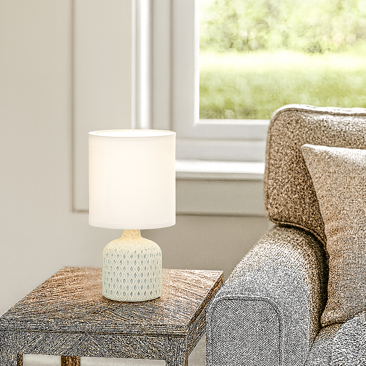 Alexa Natural Table Lamp