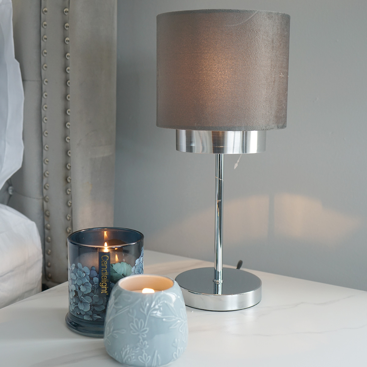 Appleby Silver Table Lamp