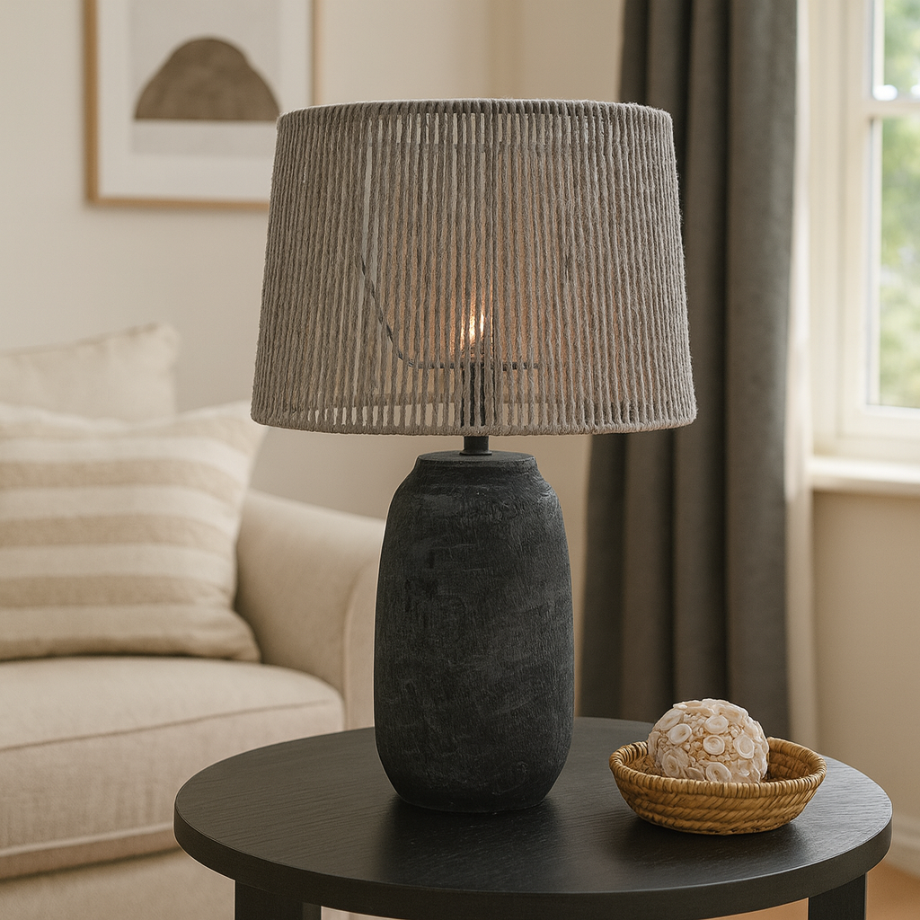 Austin Grey Table Lamp