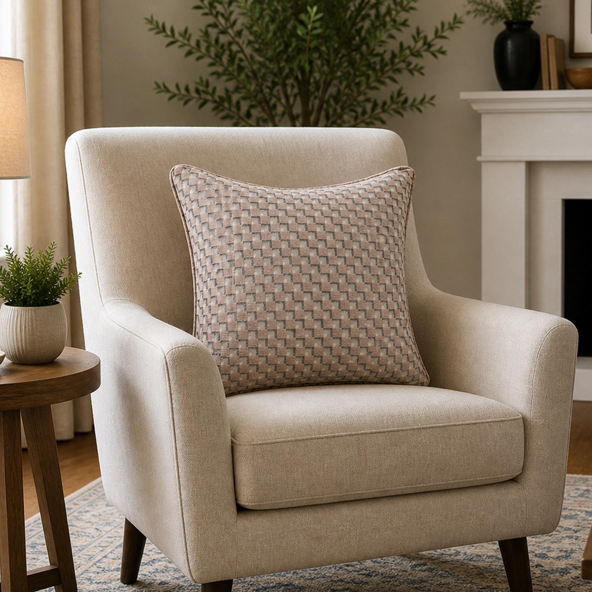 Avignon Natural Cushion Cover