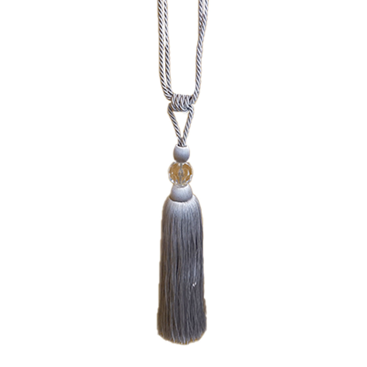 Bali Rope Silver Tie Back