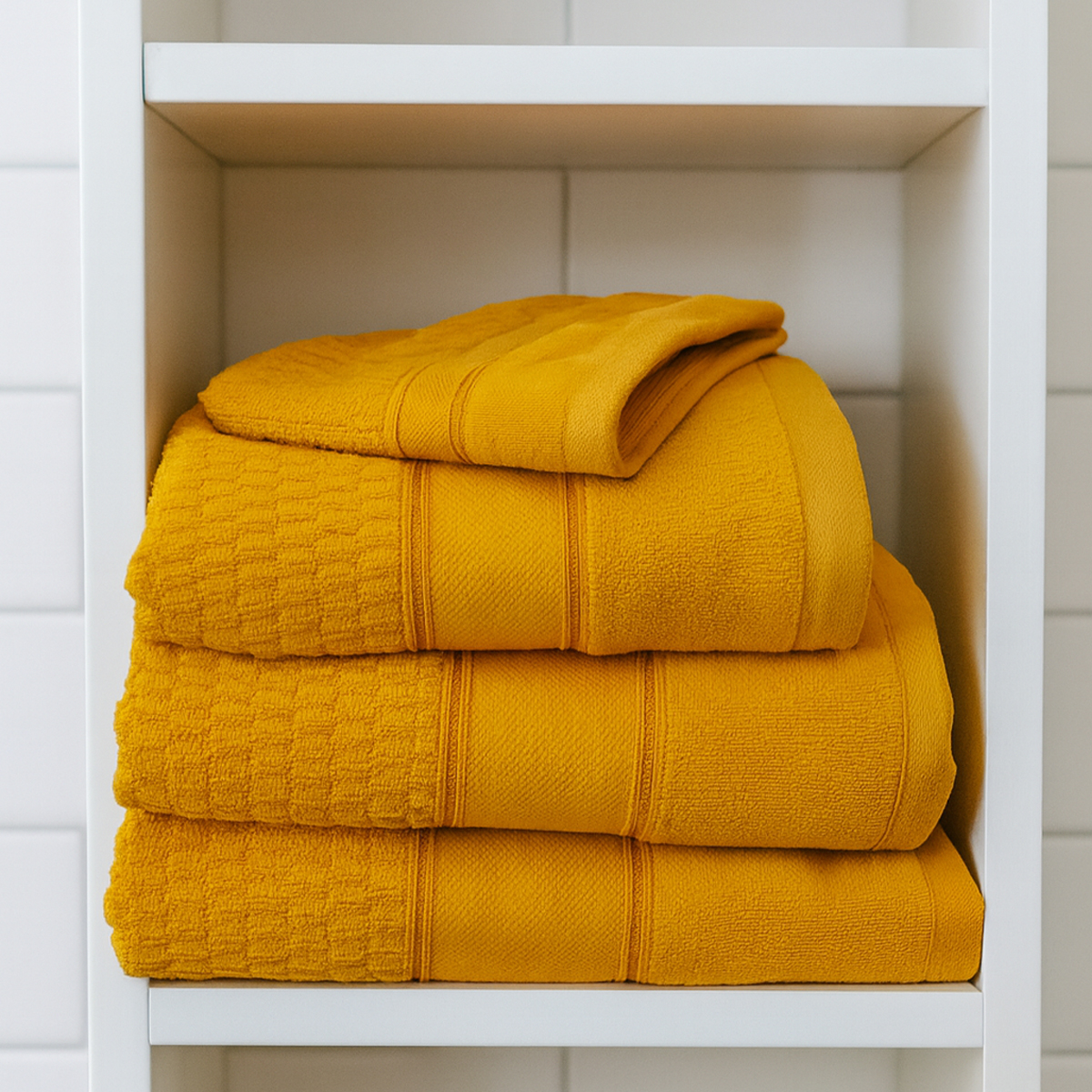 Balmoral Luxury Sheared Velour Gold Towel Range