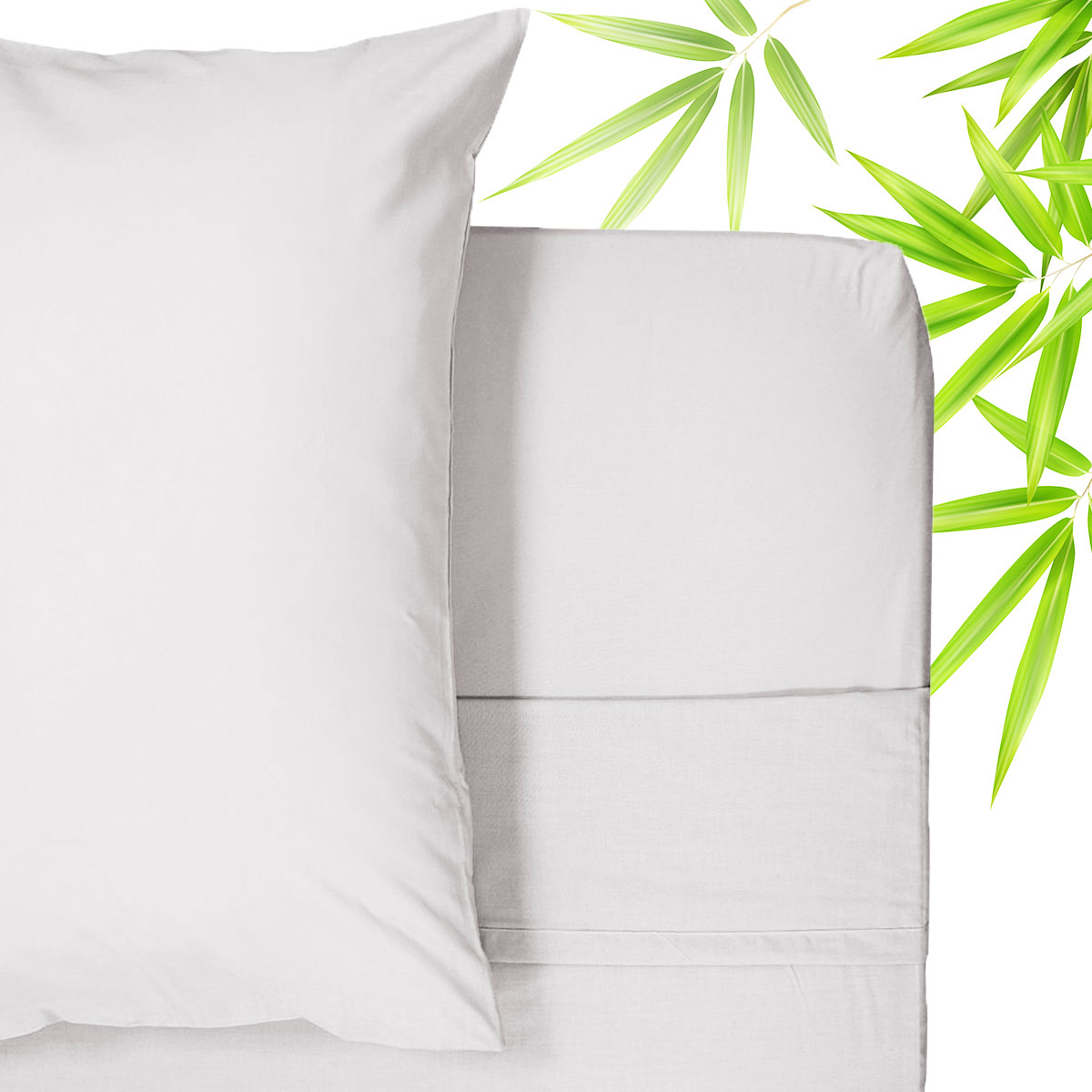 Bamboo Cotton White Fitted Sheet 30cm | 12inch