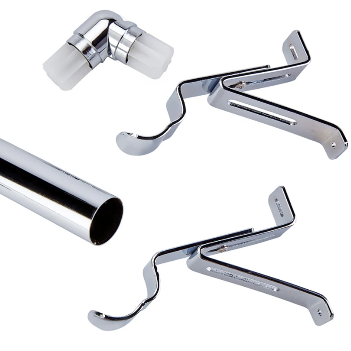 Swish Elements Chrome 28mm Baypole Return Kit