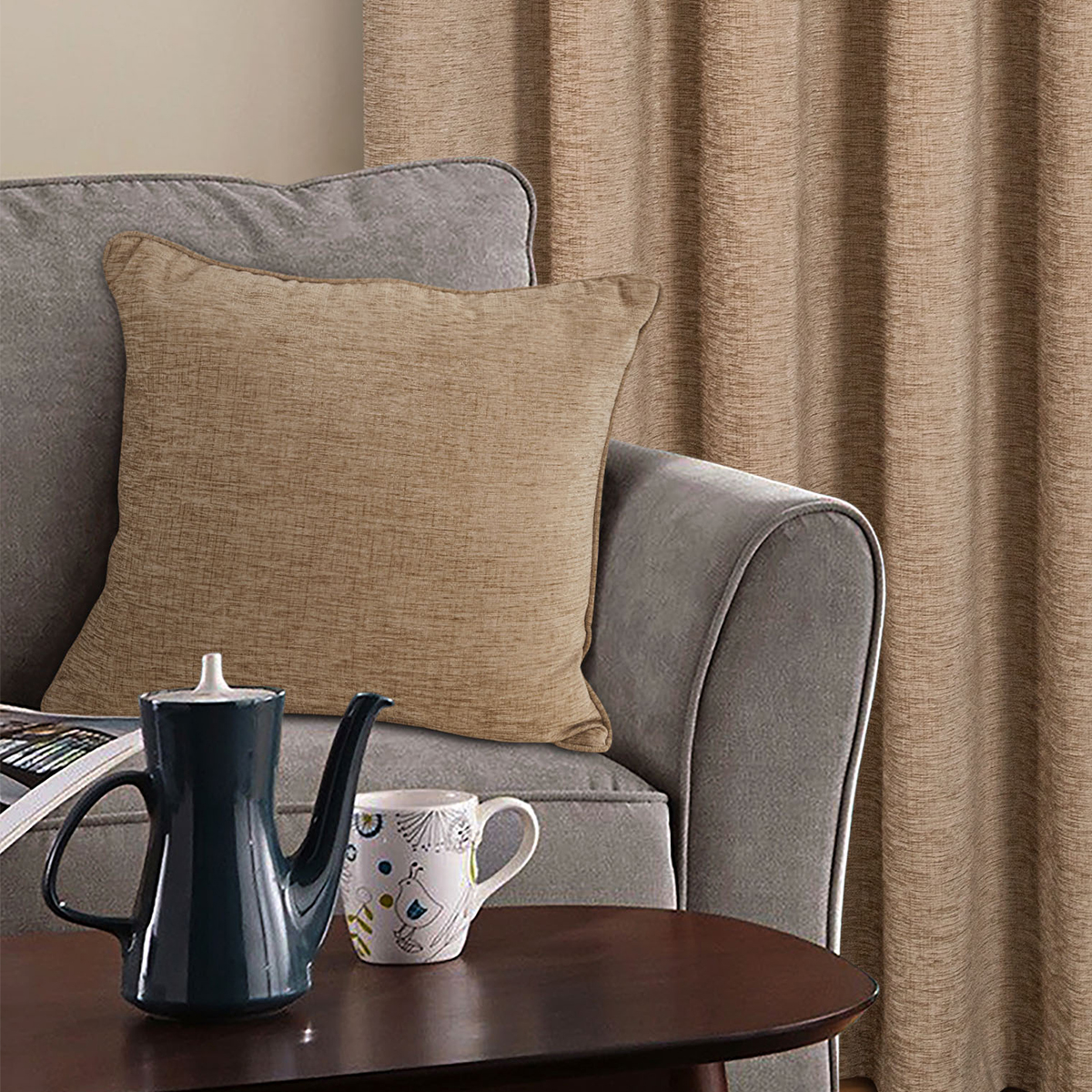 Belgravia Beige Cushion Cover