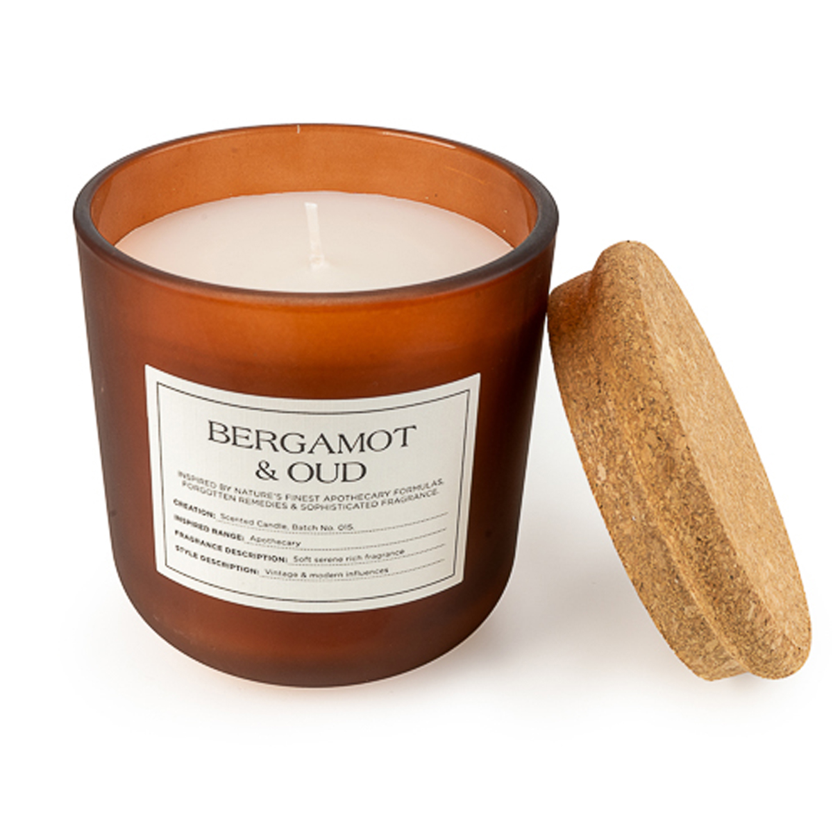 Bergamot and Oud 10cm Lidded Candle