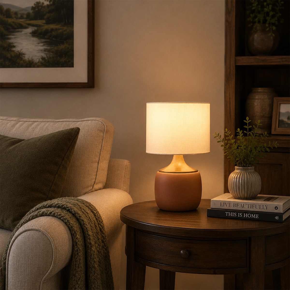 Berwick Terracotta Table Lamp