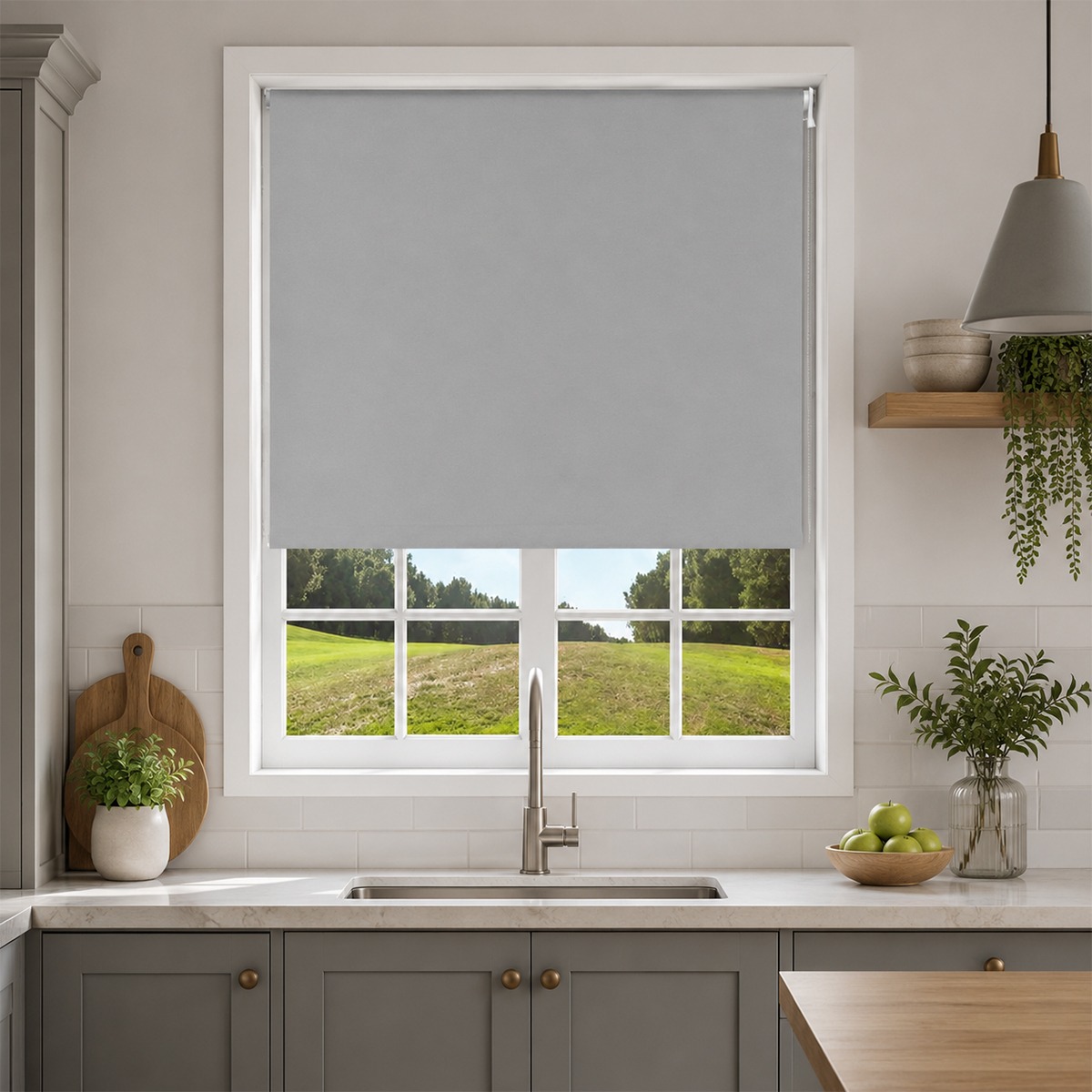 Blackout Silver Roller Blind