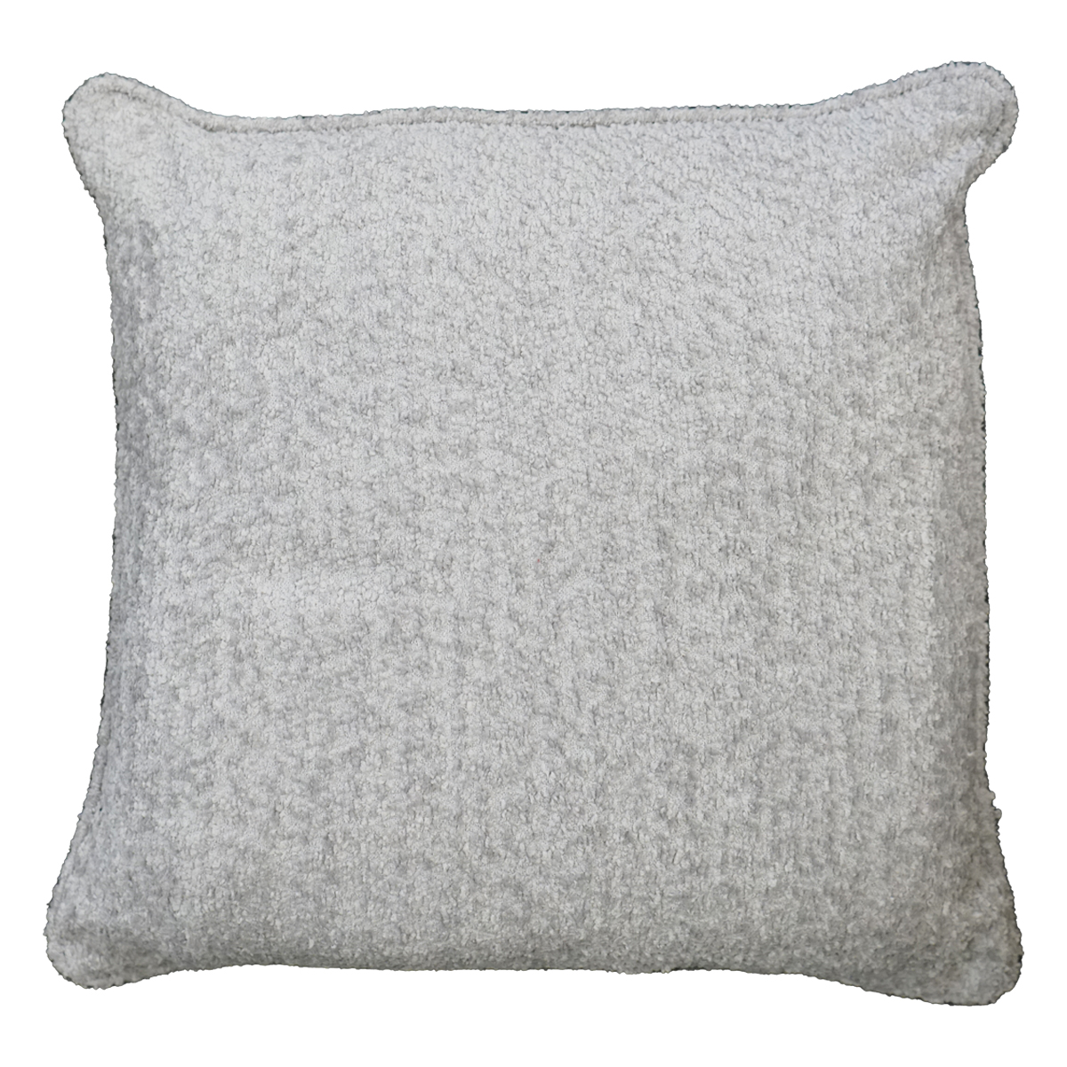 Boucle Silver Filled Cushion