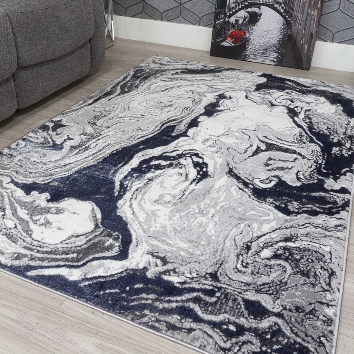 Boutique Vivid Blue Rug