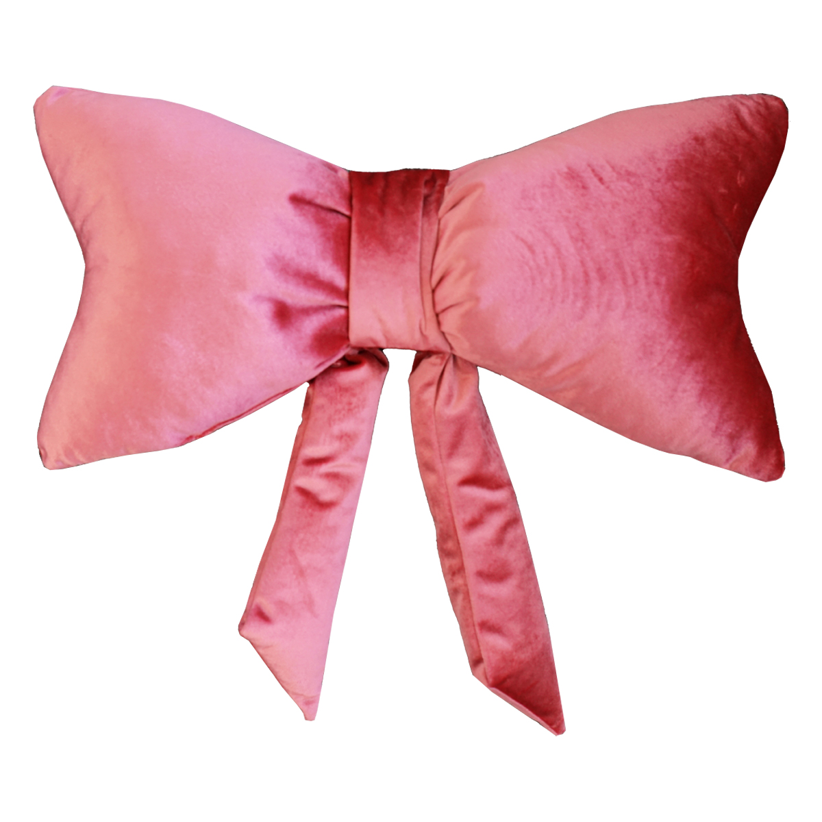 Bow Knot Pink Filled Cushion