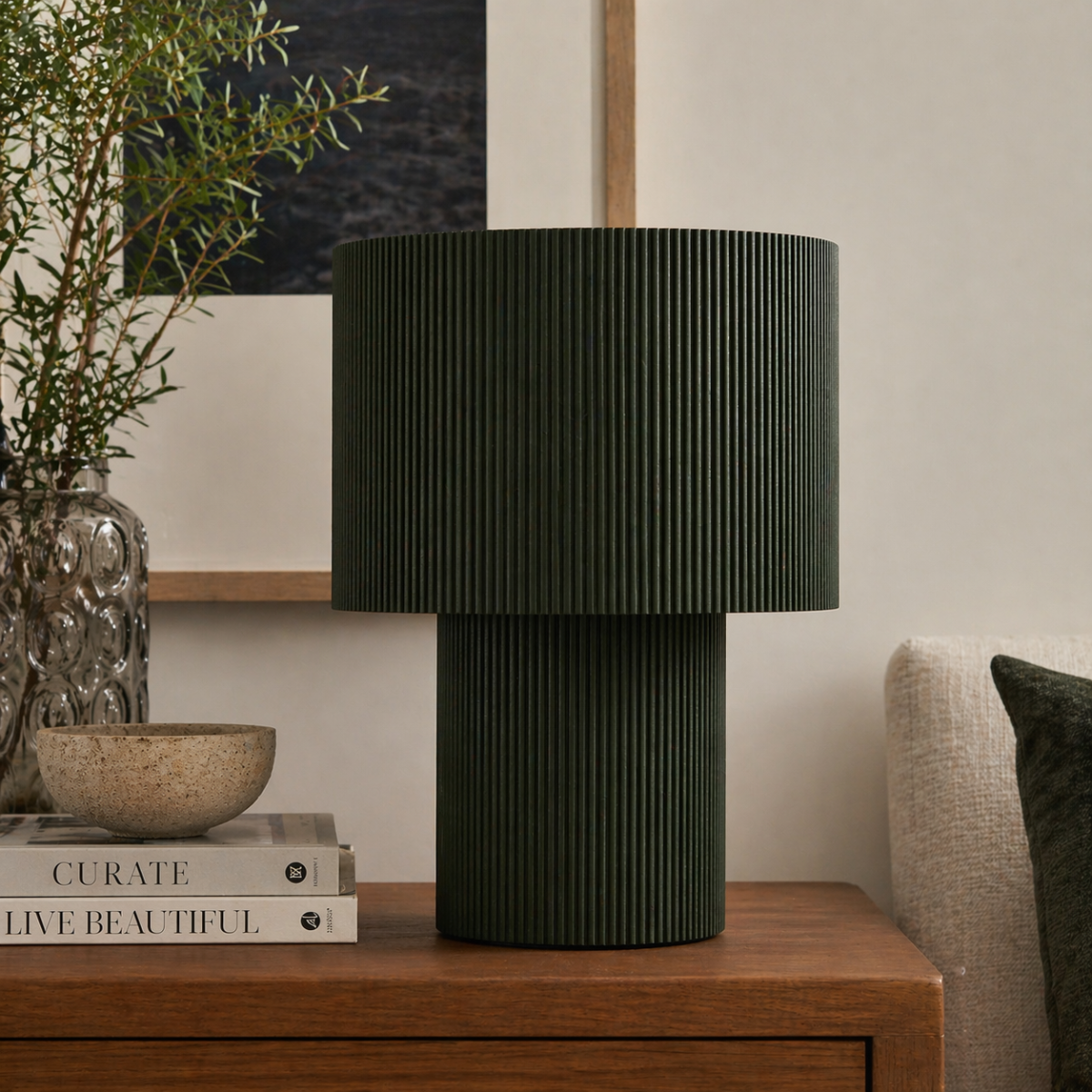 Tokyo Dark Green Table Lamp
