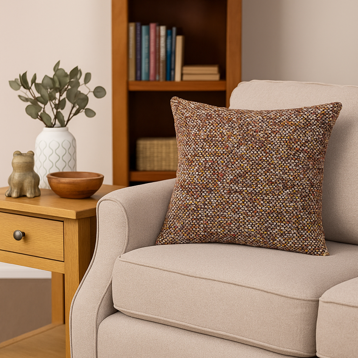 Caitlyn Terracotta Cushion Cover