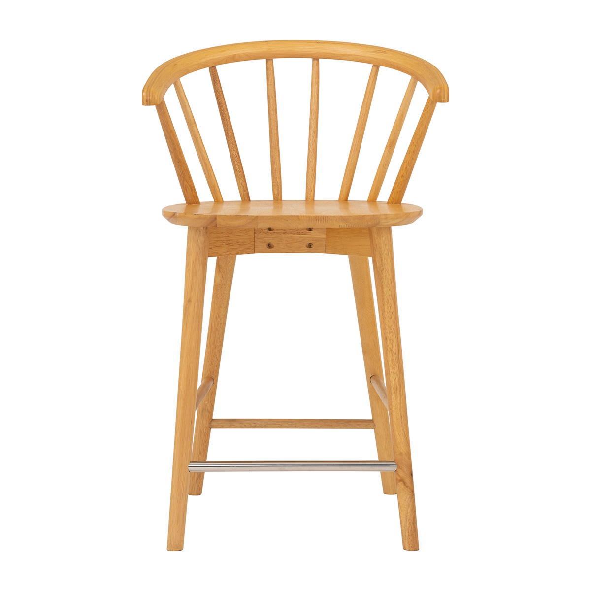 Caley Counter Oak Chair Pair