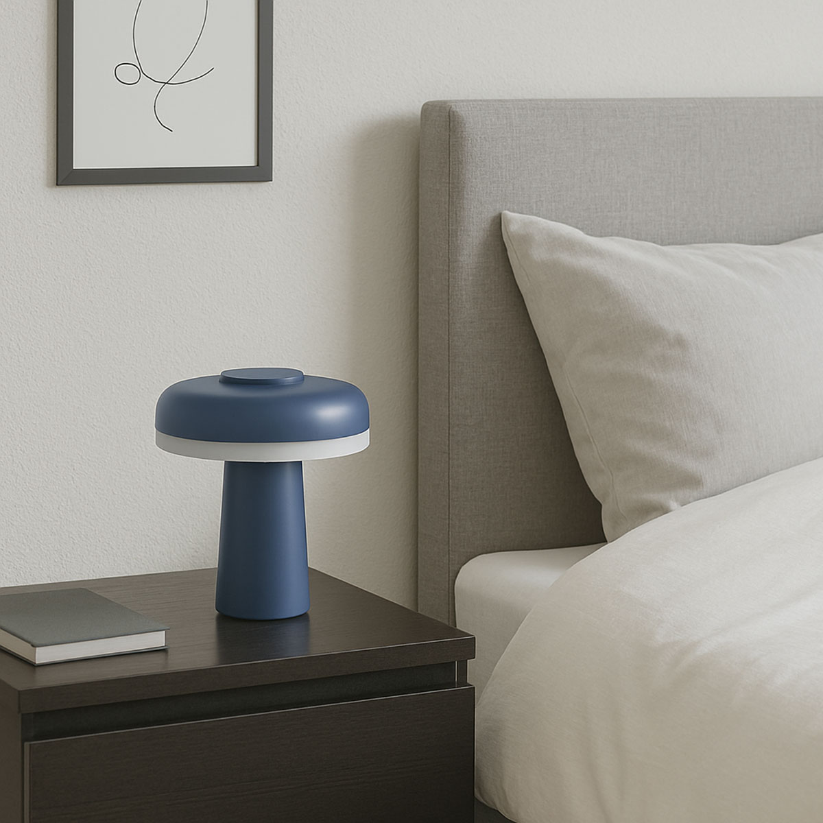Cali Rechargeable Blue Table Lamp