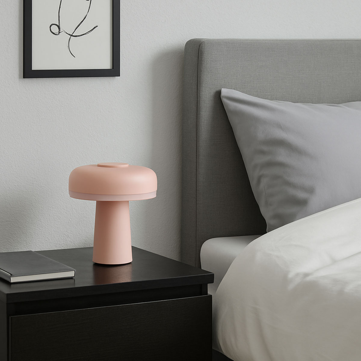 Cali Rechargeable Pink Table Lamp