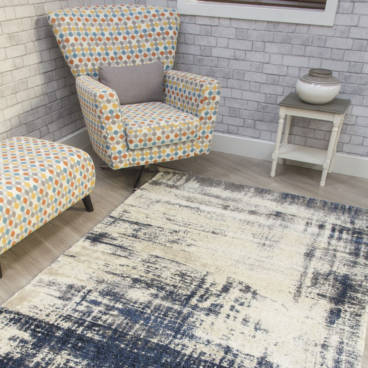 Callisto Accents Navy Rug