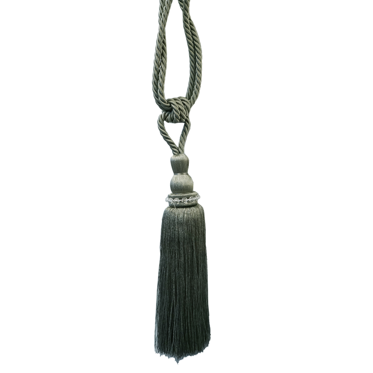 Cannes Silver Tie Back