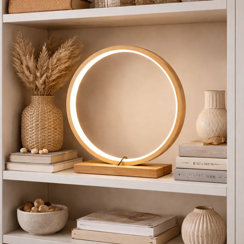 Bamboo Led Table Lamp