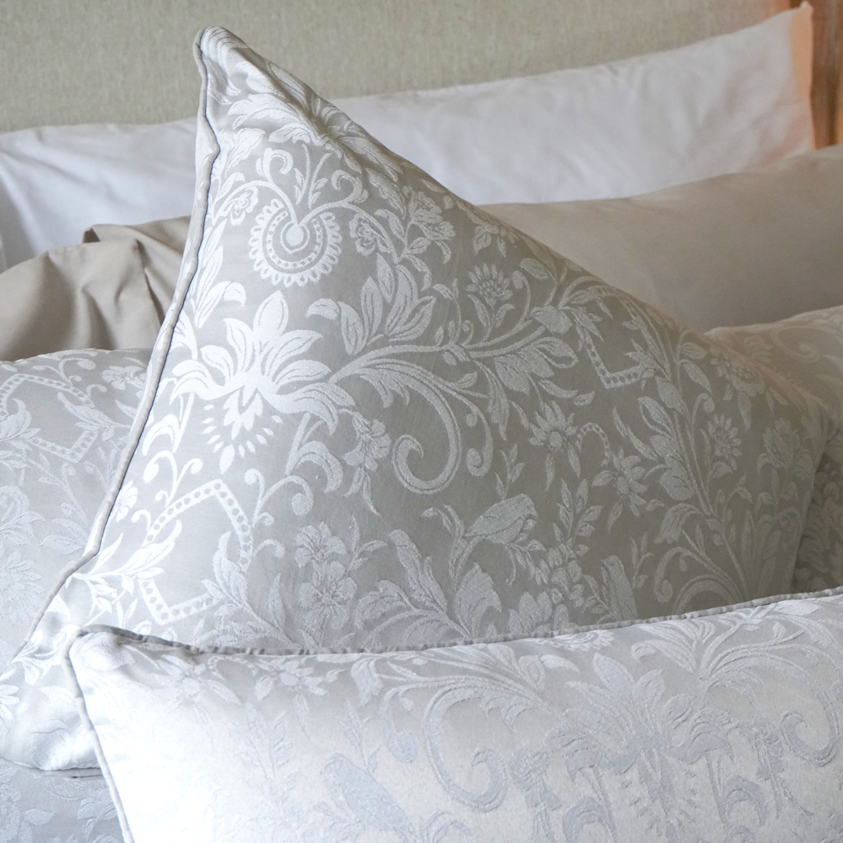Chatsworth Silver Filled Cushion