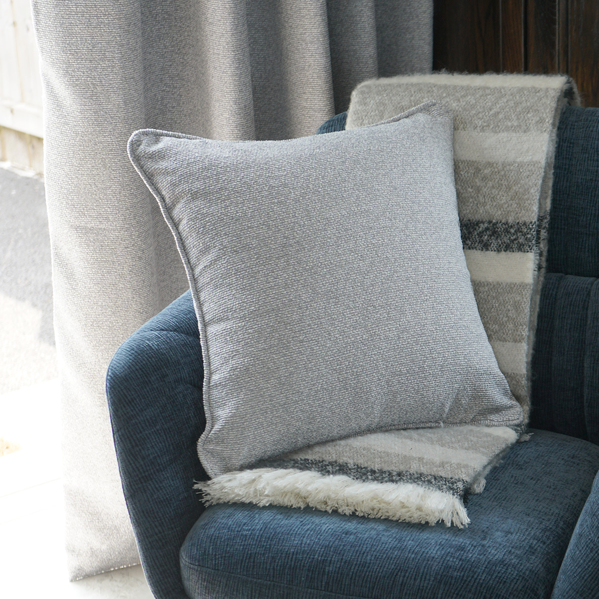 Chester Silver Cushion Cover