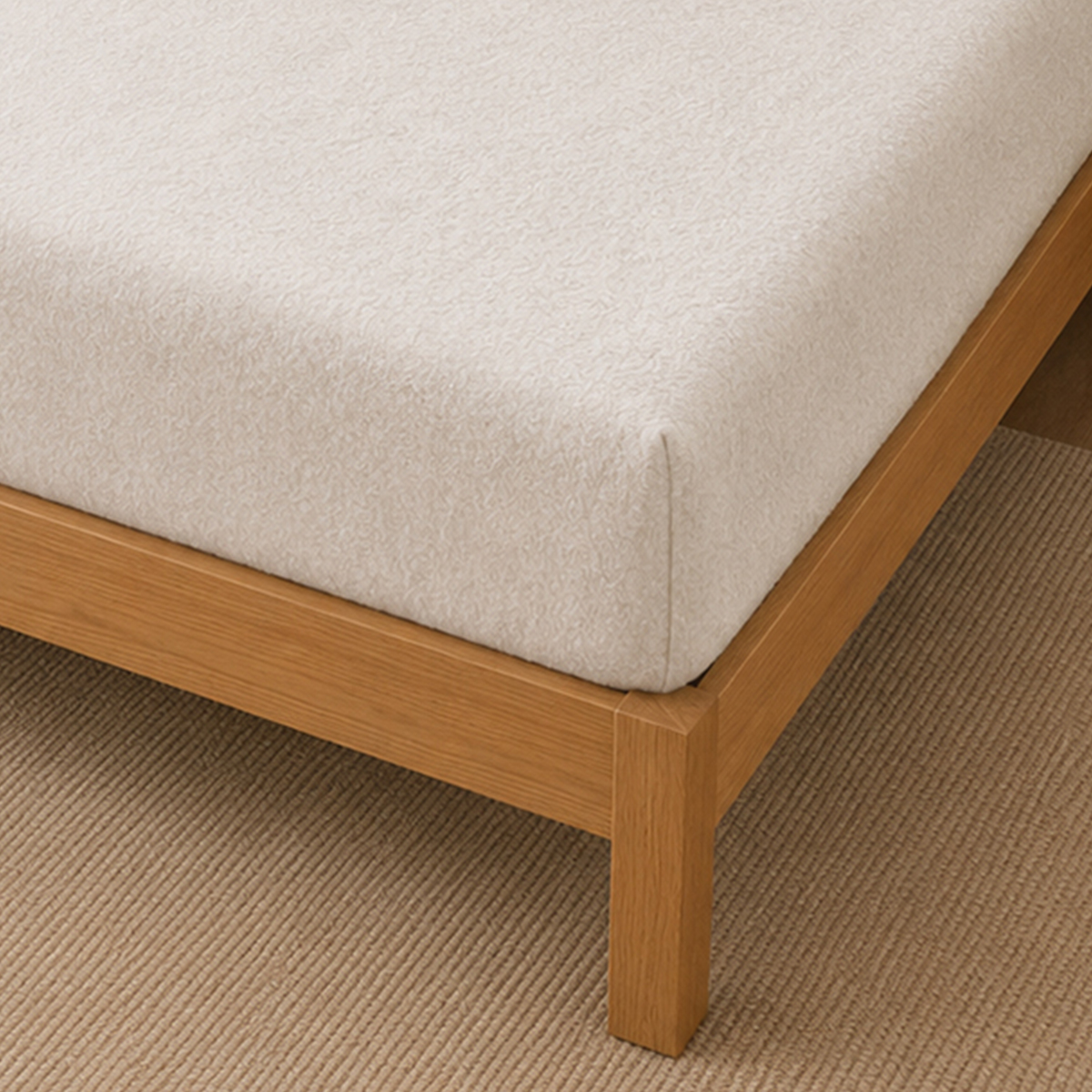 Flannelette Cream Extra Deep Fitted Sheet