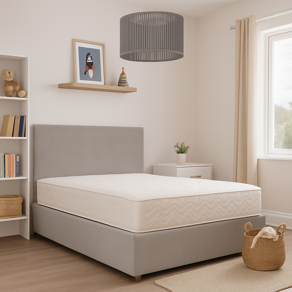 Cruz Steel King Divan Bed & Mattress Bundle