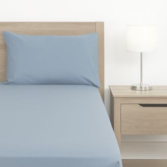 Supersoft Easy Care Blue Brushed Polyester Sheet Range