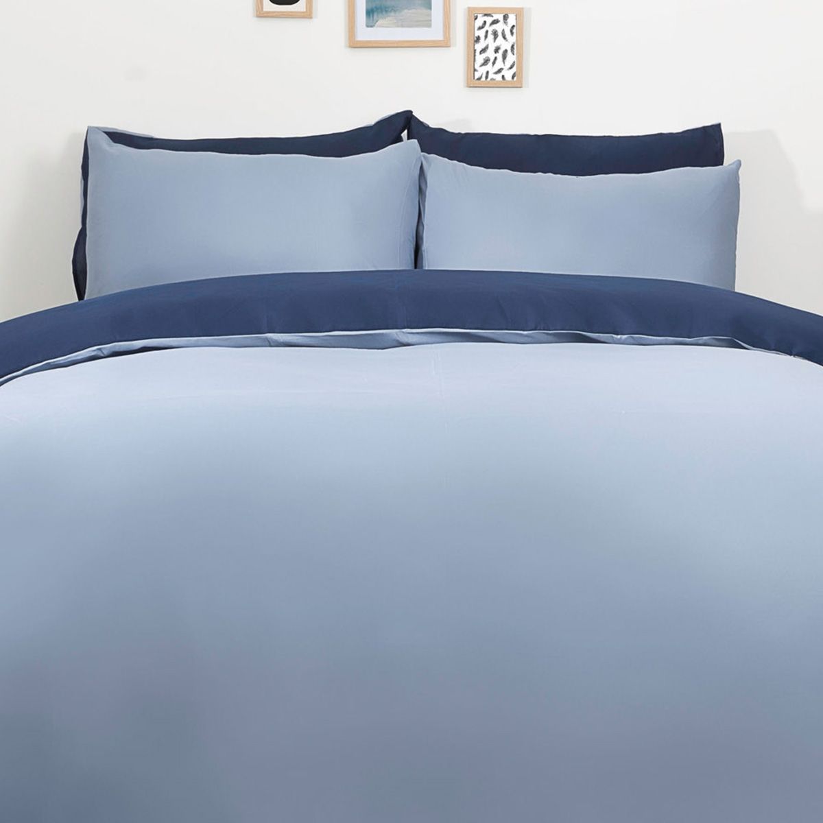 Oxford Navy & Blue Duvet Set