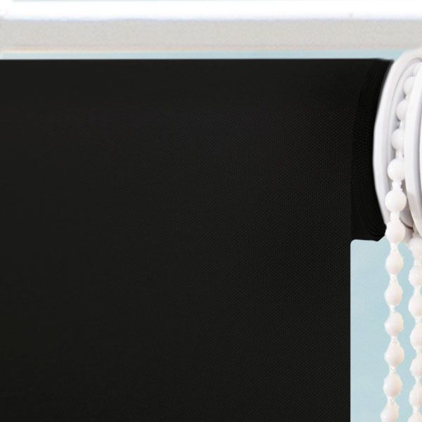 Blackout Black Roller Blind