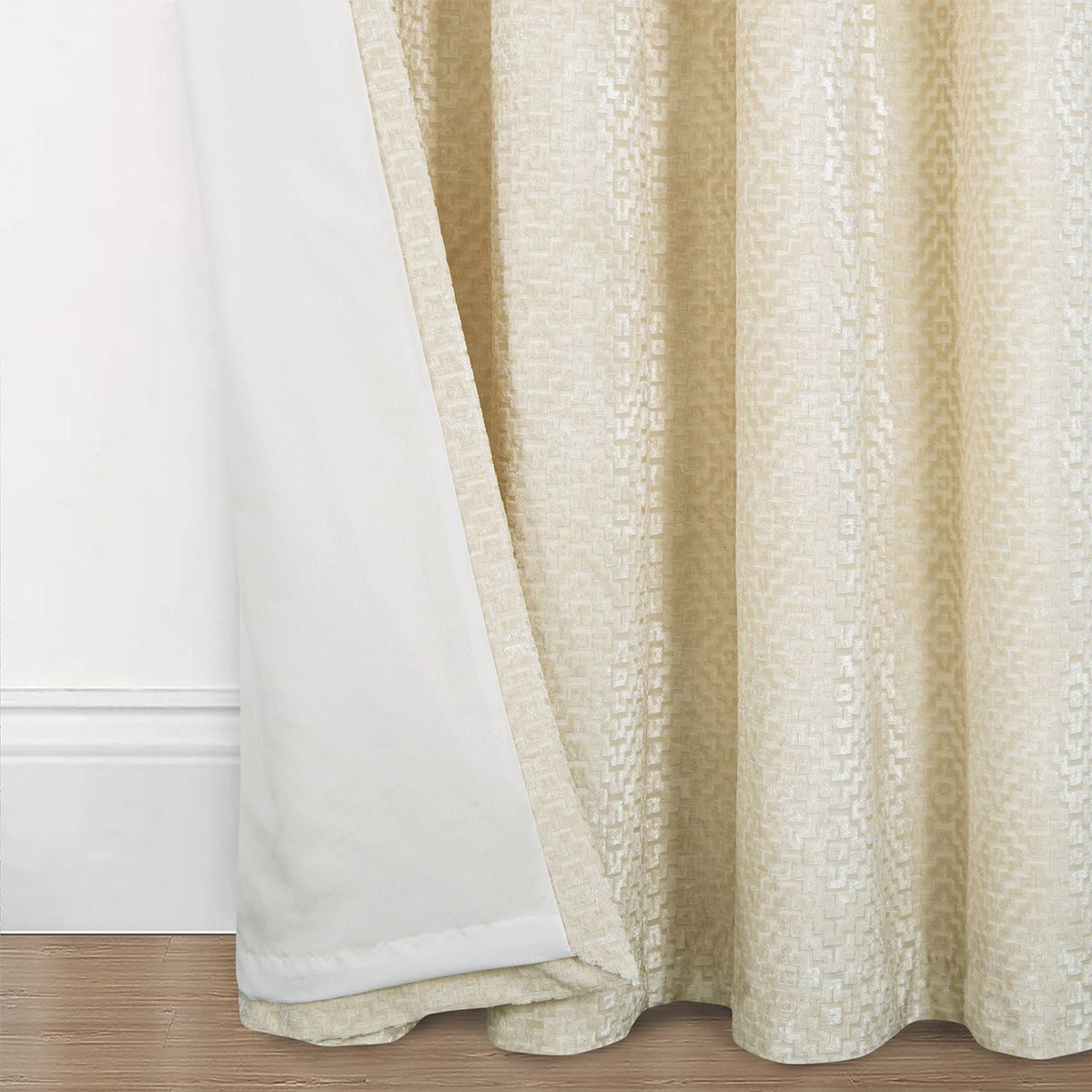 Natural Curtains Ready Made Eyelet Windsor Harry Corry