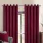 Belgravia Wine Blackout Ready Made Eyelet Curtains