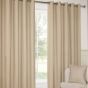 Paros Natural Blackout Ready Made Eyelet Curtains