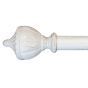 28mm Blenheim White Curtain Pole