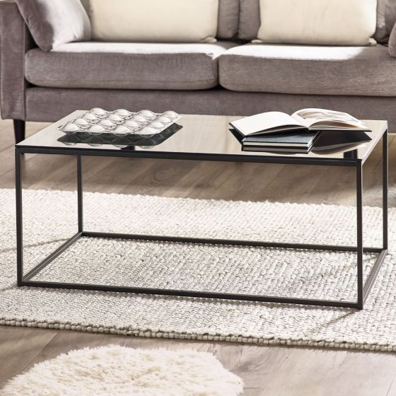 Chicago Smoke Glass Coffee Table