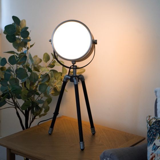 Moviestar Black Table Lamp