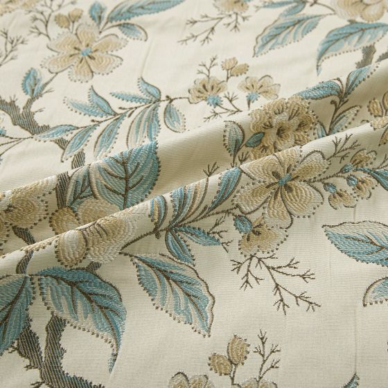 Brompton Blue Curtains Ready Made Eyelet Harry Corry