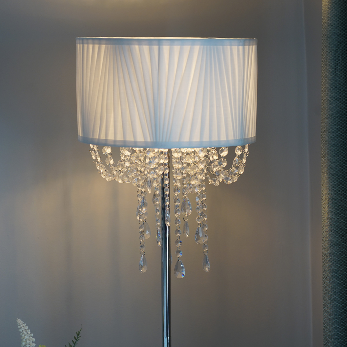 Venice White Floor Lamp