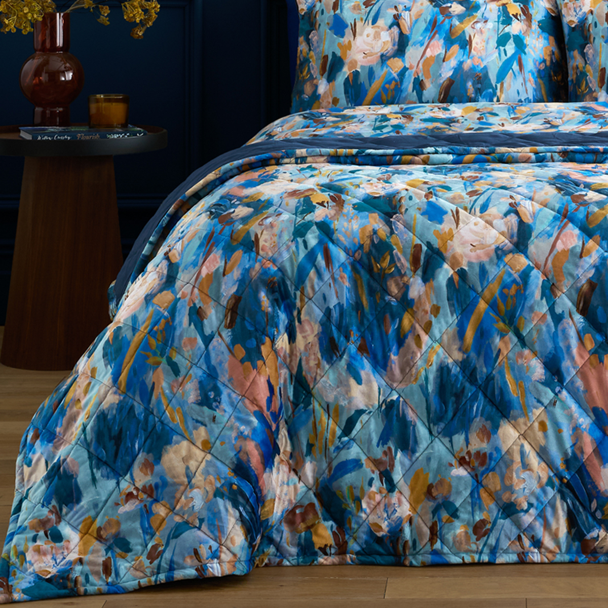 Daphne Blue Bedspread 200x230cm