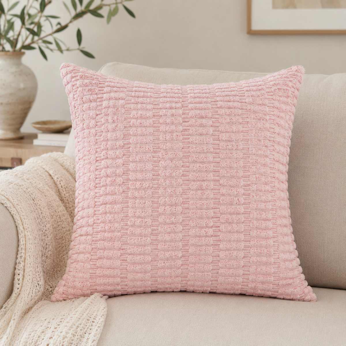 Polly Pink Filled Cushion
