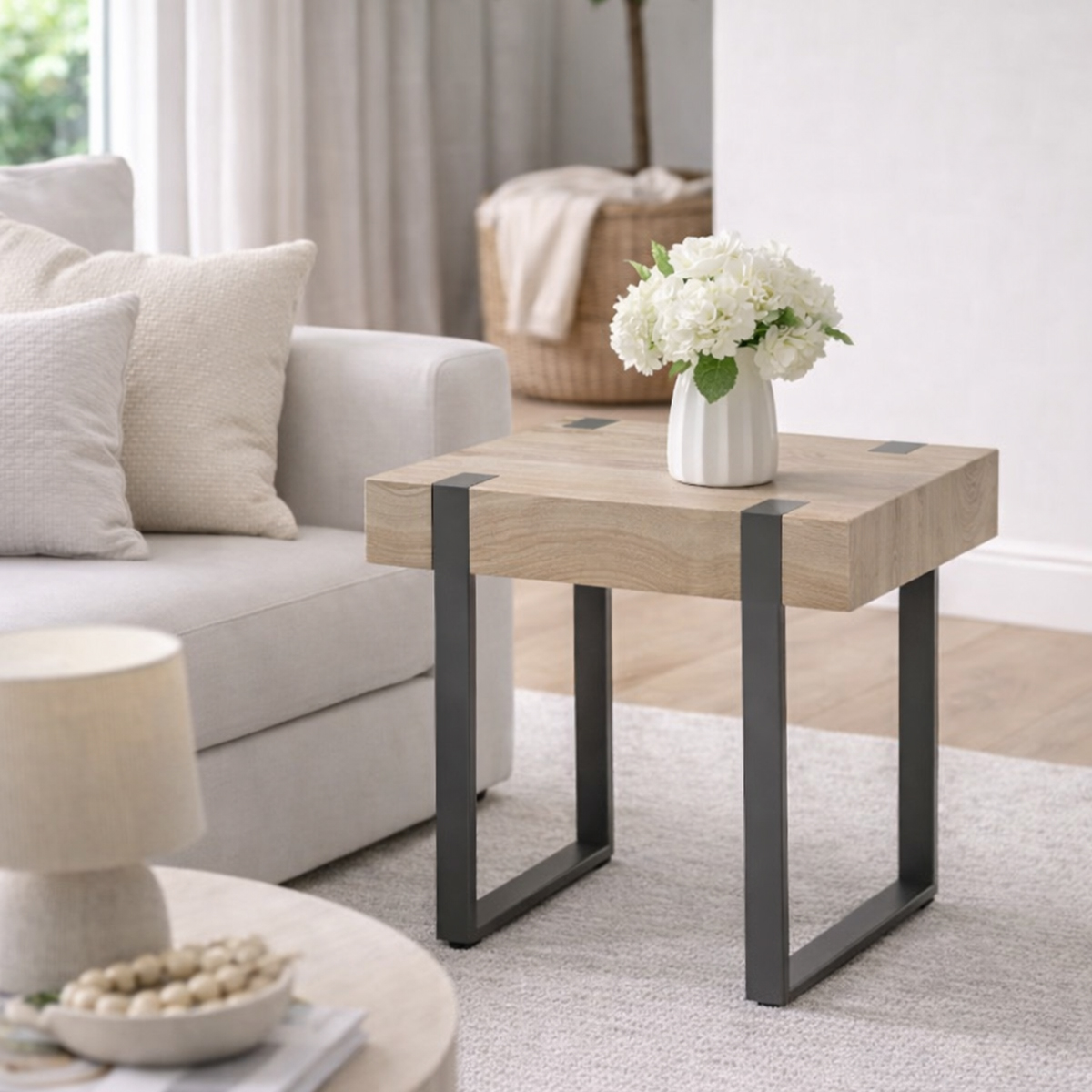 Eaton Oak End Table