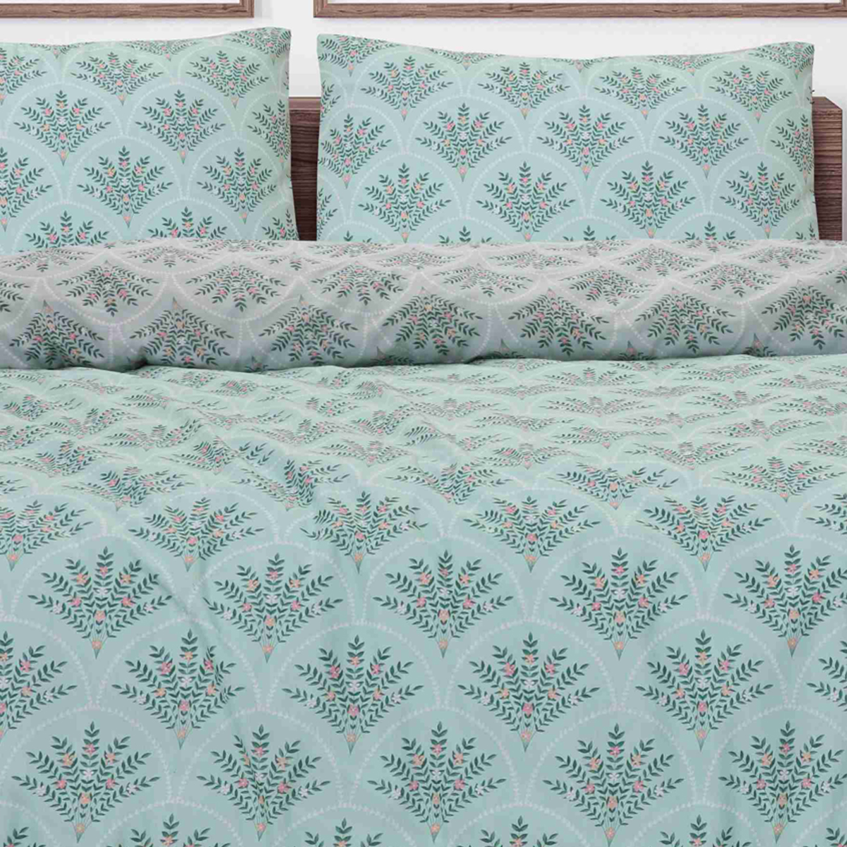Ebony Green Bedspread 200x230cm