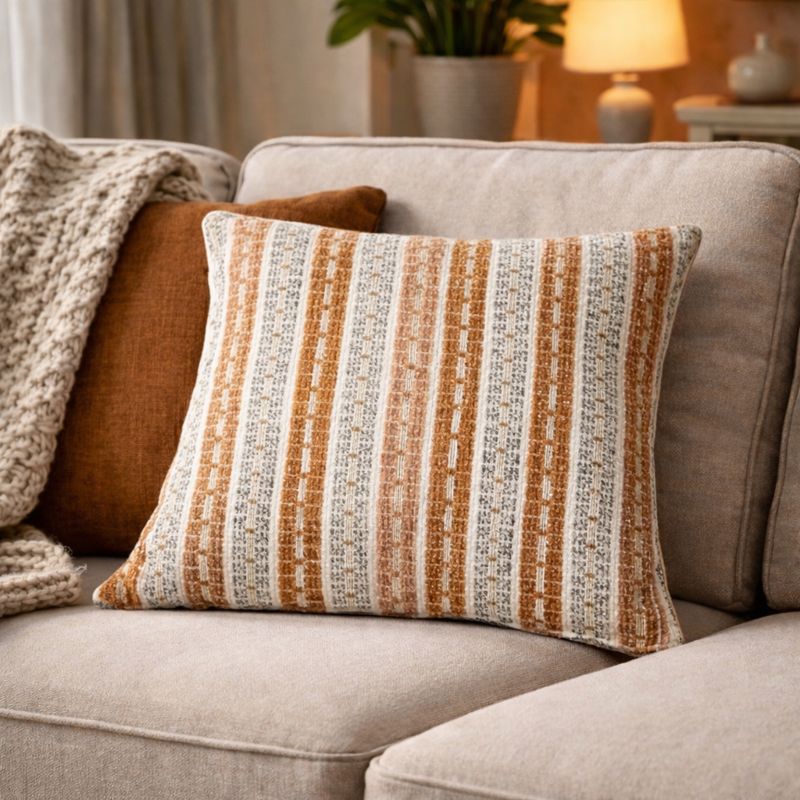 Charlie Terracotta Cushion Cover