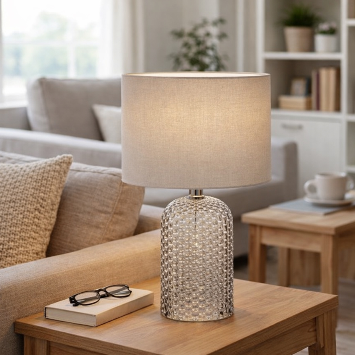 Ellon Smoke Table Lamp